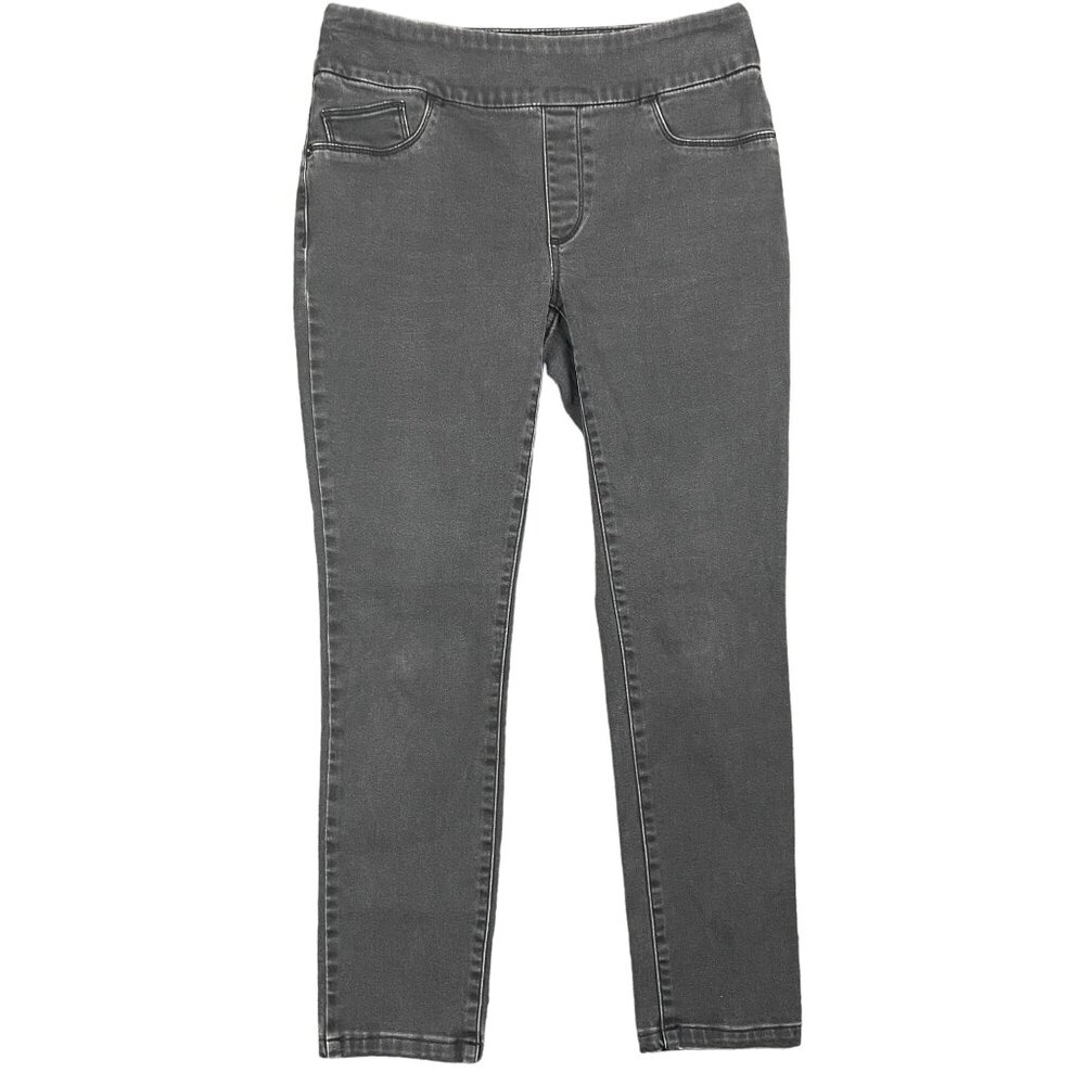 Chicos Jeans Womens Size 00/XS Black Pull On So Slimming Jegging Legging Norm